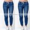 S-5XL wholesale brand women's summer stretch slim plus size jeans custom denim custom denim