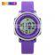 Custom kids watches Skmei 1100 kids digital watches silicone strap 7 colors LED light waterproof material