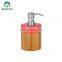 Natural bamboo liquid soap dispenser for hotel