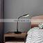 HUAYI Modern Style Indoor Bedroom Office Decoration Reading Black Aluminum LED Table Lamps