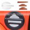 For Jeep JL for for wrangler accessories 2018+ JL Gas Fuel Tank Cap Bezels Trim Decoration Cover Trim (3pcs/Set)