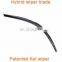Frameless U-Mount Windshield Wipers Universal Soft Graphite Rubber Wipers