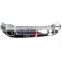 High quality A3 to RS3 rear diffuser suitable for Audi A3 latest rear diffuser and LED flash brake light