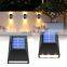 2021 New Style Solar Sensor 6 LED Step Light Waterproof Solar Fence Light Decoration Lamp