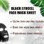 Black Lyocell Face Mask Sheet Or Facial Mask Fabric
