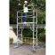 Factory price CE Certification mobile telescopic scaffolding tower aluminium mobile scaffold tower construction for sale