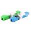 2022 Hot Sell Ftth Fiber Optic Sc upc Optical Quick fast Connector for Fiber Optic Equipment network