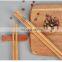 Customizable Eco-friendly Biodegradable Round Bamboo Chopsticks Reusable Natural Wooden Chopsticks