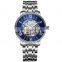 SINOBI Charming Hollow Out Visible Automatic Watch Support Drop Shipping Mechanical Watch Man 1248G Relogio Masculino
