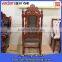 King throne chair birch wood metting room arm chair