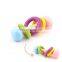 Baby Hand Montessori Rattle Wooden rattle Hand bell Orff Musical Instruments Intellectual Learning Toy Educational toy Gift