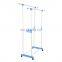 Parallel Bar Rectangular Clothes Rack Adjustable Height Clothes Hanger Large Indoor Clothes Rack