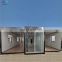Professional factory small 2 bed  prefab shipping container house with office