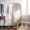Best price Ladder Standing Mirror Rattan Floor Mirror Decor Handmade Decorative Wicker Vietnam Manufacturer