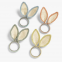 Easter Table Decor Bunny Rabbit Ear Napkin Rings For Home Party Wedding