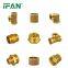 IFAN Factory Supply Water Tube Plumbing Fitting Copper Plug Brass Pipe Fittings Copper Female Thread Brass Fitting