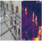 Thermal imaging camera for temperature measurement, fire alarm, pan tilt camera for forest/warehouse fire prevention