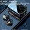 M9 TWS 5.1 BT earphone waterproof Wireless Earbuds with Mirror Digital Display Power LED Flashlight Function Headphones