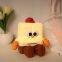 New ideas Chocolate  Bedroom Night Light Nursery Lamp Mini LED Light Cartoon Silicone Night Lamp Cute Night Light for Kids