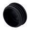 Stainless Steel Stair Cap Handrail Tube Round Ended Plug Black Plastic Tube Plug Ending