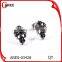 Black stainless steel stud earrings crystal jewelry earrings