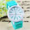 2016 new high quality silicone wristband watch