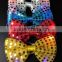Bar wedding party decoration LED flashing light bow tie for ladies