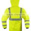 Waterproof high quality 3-in-1 hi vis 300 denier oxford polyester reflective safety