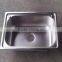 Stainless steel SUS304 kitchen sink single bowl