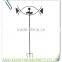 KZ8-06074 China wholesale decoration wrought iron metal star bell park garden stake