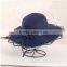 QXSH0014 Lace brim panama straw hat For beach with bow tie