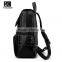 china  shop 2016 newest black rivet leather bags backpack for girls