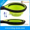 Colorful silicone rubber measuring spoon 8pcs silicone spoon set