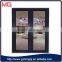 High quality with good price single leaf aluminum swing door for house