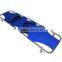 Stainless steel medical stretcher, life support, belt wheel stretcher