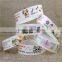 customized kids name bracelet id band writable pvc bracelet