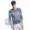 2015 China supplier custom long sleeve mens yarn dyed t-shirt with pocket wholesale clothing