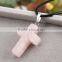 Women Trending Products Natural Stone Pendant Cross Stone Necklace