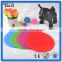 Soft fodable bite resistant pet silicone frisbee, harmless dog flying disc siicone frisbee