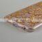 Custom Transparent glitter mobile phone case for iphone series