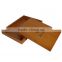 Hotsale customized simple wooden book packaging cases