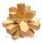 Wooden IQ Intelligent PuzzleKongming Lock Brain Teaser Plum Blossom