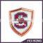 High Qulaity shield shape printed pin badge for sport/school/festival gift