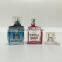 Glass perfume bottle with sharlyne cap for sale