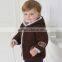 DB341 wholesale dave bella autumn winter infant coat babi clothing chenillie jacket baby fashion outwear