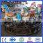Merry go round kids 6 seats mini carousel rocking horse