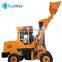 Electric skid steer backhoe garden loader