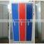 Modern colorful 3 door steel wardrobe locker for staff use