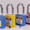 Good sale durable Nylon Shackle Dust-proof Safety Padlock Can be Customized