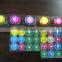 multicolor plastic tea light candles with beautiful holder